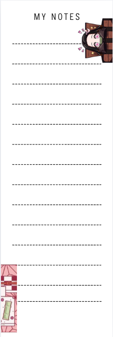 Kawaii Bookmarks - Demon Slayer (Nezuko)