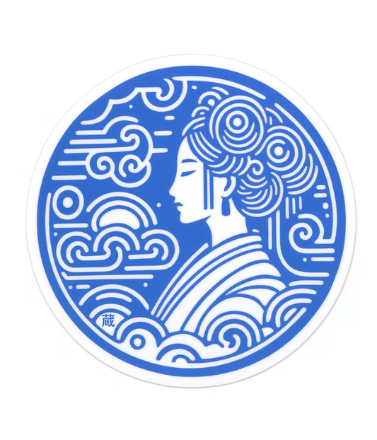 Illustration Art in Blue