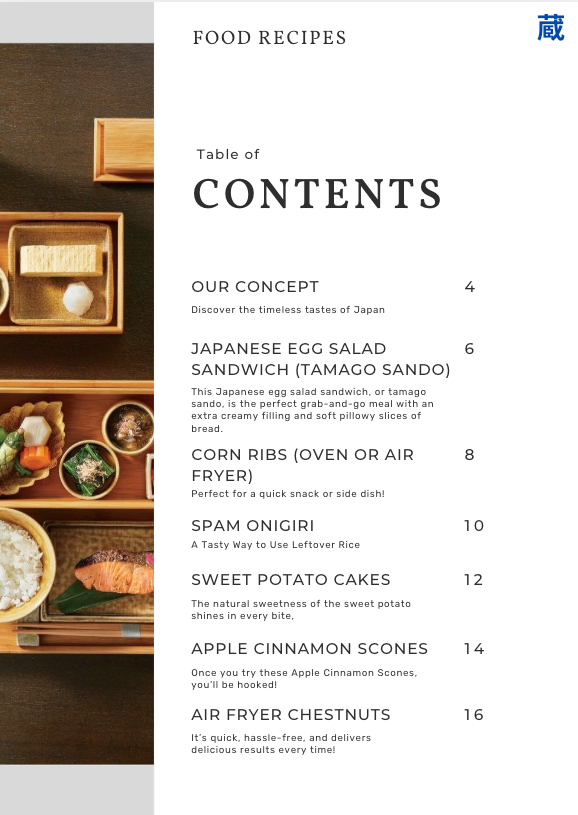 FREE Digital Product - Flavors of Japan - Traditional Snacks