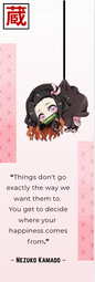 Kawaii Bookmarks - Demon Slayer (Nezuko)