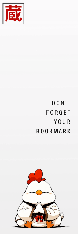 Kawaii Bookmarks - Chicken