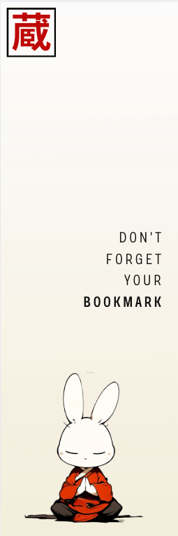 Kawaii Bookmarks - Rabbit